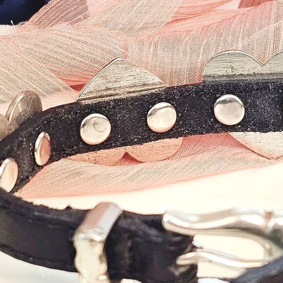 Brighton VTG 1994 Leather Heart 2 Tone Bracelet - Picture 7 of 12